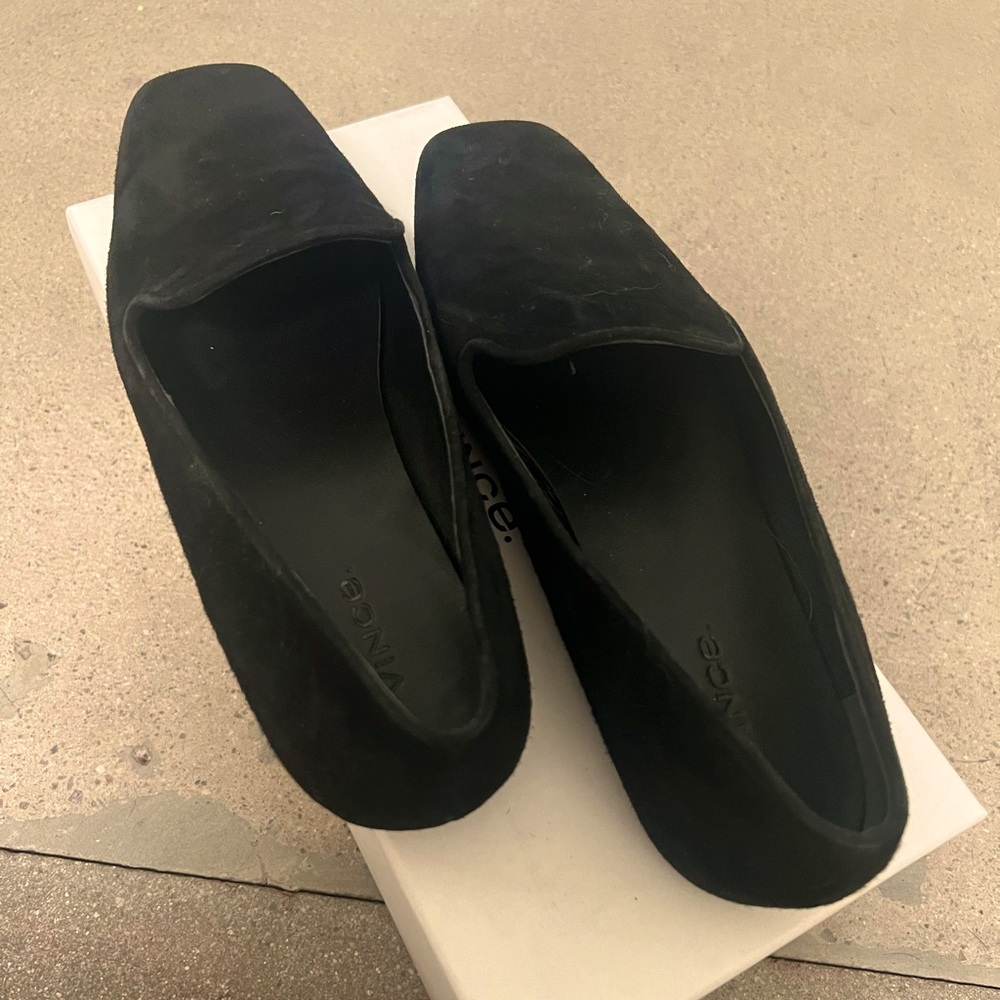 VINCE Clark Loafers, black, size 7